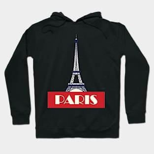 PARIS FRANCE The Eiffel Tower Hoodie